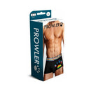 Prowler Oversized Paw Trunk Black Large packaging featuring vibrant paw print design and model.