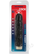 Quivering Cock Black 8-inch vibrator in packaging with realistic sensations and multi-speed control