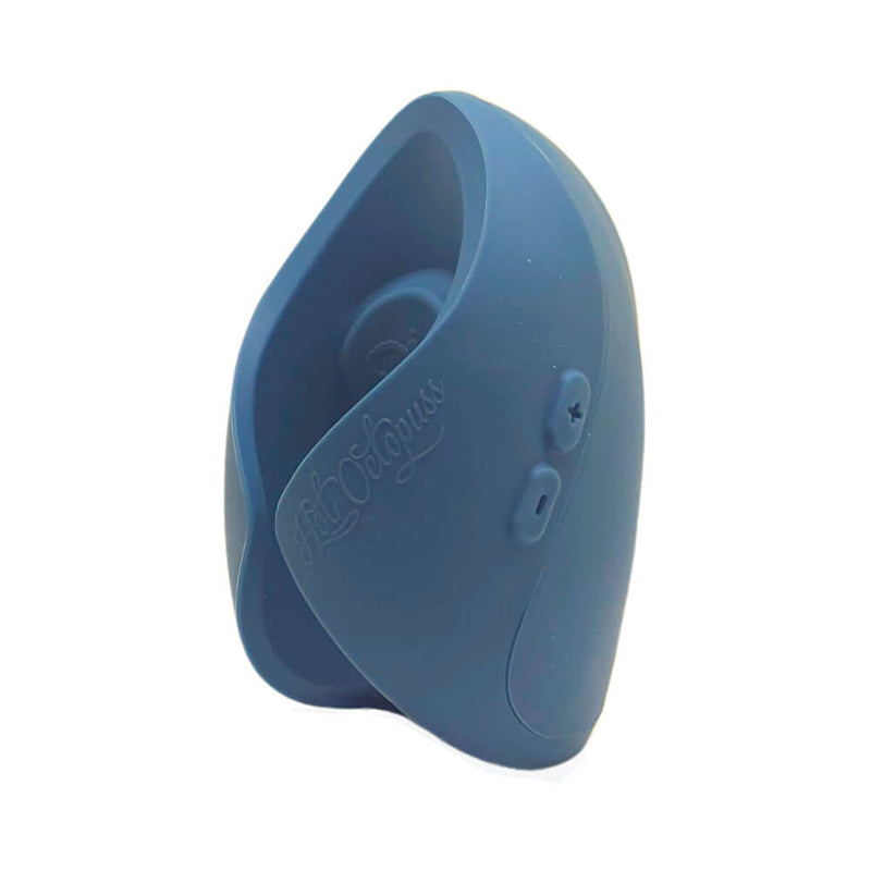 Hot Octopuss Pulse Duo Remote Control Vibrating Stroker Blue designed for enhanced couples' intimacy and pleasure.