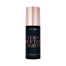 Simply Sexy Pheromone Body Mist Turn Off The Lights 3.35 oz bottle with sleek design and rose gold accent.