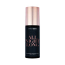Simply Sexy Pheromone Body Mist All Night Long 3.35 oz bottle with elegant black and rose gold design.