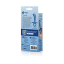 b-Vibe Butties Thumb Silicone Prostate Plug packaging showing ergonomic design and features