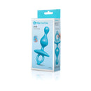 b-Vibe Butties Pop Beaded Silicone Plug packaging showcasing its flexible design and curved beads for enhanced comfort.