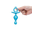 b-Vibe Butties Pop Beaded Silicone Plug held in hand with a flexible beaded design for comfort and sensation.