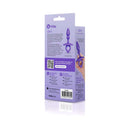b-Vibe Butties Dart Silicone Anal Plug packaging showcasing its ergonomic design and features.