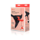 b-Vibe Beginners Strap-On Harness Set with 5 inch Dildo Peg, featuring a comfortable harness and silicone dildo.