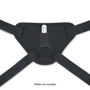 b-Vibe Beginners Strap-On Harness Set with 5 inch Dildo Peg harness detail with adjustable straps and attachment.