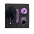 Je Joue Midnight Magic Gift Box Set showcasing a luxurious purple accessory collection for couples.