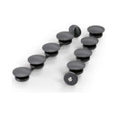 Mystim Opus E- Masturbator Vagina accessories, black electrostimulation pads arranged in a line.