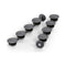 Mystim Opus E- Masturbator Vagina accessories, black electrostimulation pads arranged in a line.