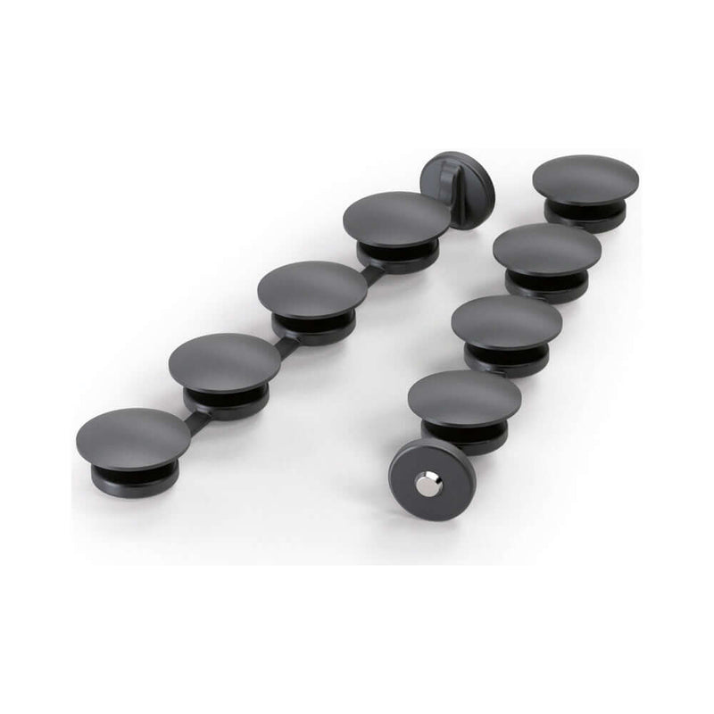 Mystim Opus E- Masturbator Vagina accessories, black electrostimulation pads arranged in a line.