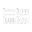 Graphs displaying different stimulation modes for the Mystim Right on Ron E-Stim Vibrator Black.