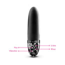 Mystim Sleak Freak E-Stim Vibrator Black with controls for E-Stim, vibration, plus and minus settings.