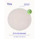 Dame Thro Waterproof Sex Blanket Oat, 100% cotton outer shell, machine washable, 31.5-inch diameter for comfort