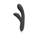 Je Joue Hera Flex Dual Rabbit Vibrator Black in sleek black design showcasing its unique shape and flexible functionality.