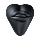 Banana Pants Kissi Strap-On Stimulation Cushion Black with playful mouth design for added pleasure.