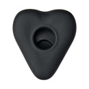 Banana Pants Kissi Strap-On Stimulation Cushion Black plush silicone cushion for enhanced pleasure.