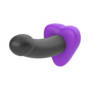 Banana Pants Kissi Strap-On Stimulation Cushion Black – plush silicone cushion for enhanced pleasure.