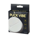 Banana Pants Puck Vibe Remote Control Vibrator White Black packaging featuring 10 speeds and waterproof design.