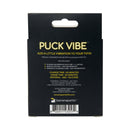 Banana Pants Puck Vibe Remote Control Vibrator White Black packaging with features and specifications.