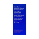 Dame brand description emphasizing science-backed intimacy products for women's sexual experiences.
