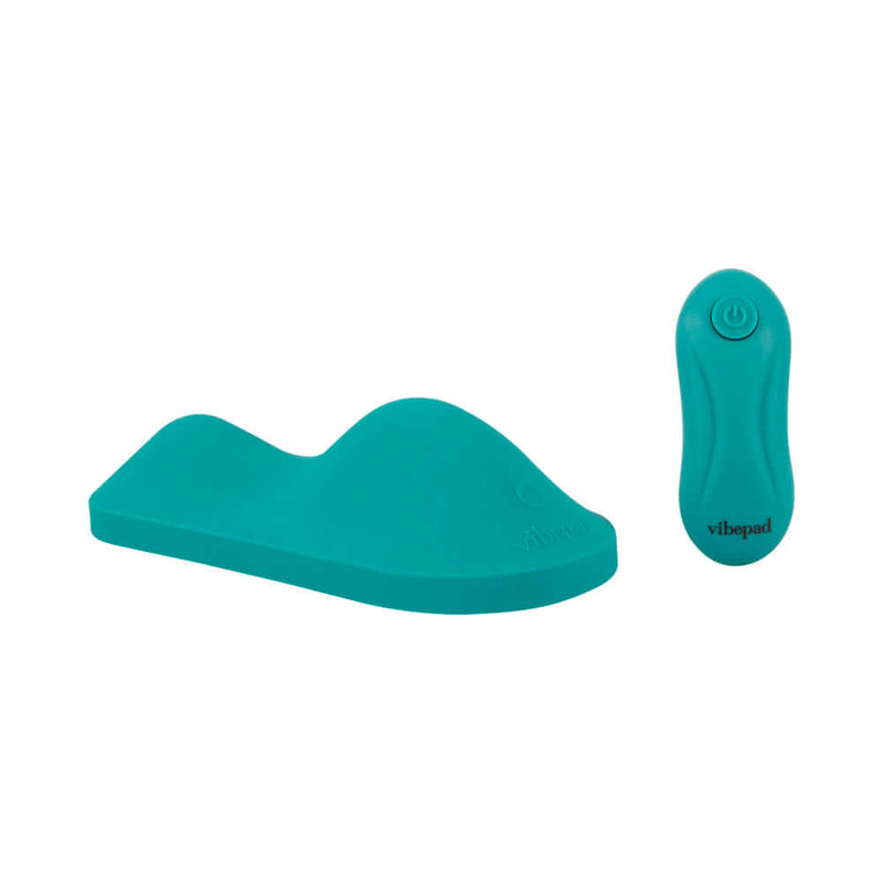 Vibepad Intense Dual Zone Hands Free Vibrator with ergonomic design and remote control for enhanced pleasure.