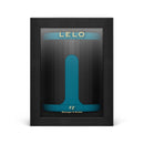 LELO F2S Massager and Stroker Teal packaging in elegant black frame with teal accents.