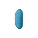 Luv Inc Tapered Swirl Ring Luv Plug Metallic Blue remote control in vibrant blue color.