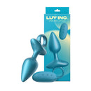 Luv Inc Cr82 Cone Ring Luv Plug Metallic Blue product image featuring ergonomic design and customizable vibrations.