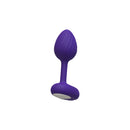 Luv Inc Sp41 Luv Plug Small Vibrating Anal Plug Purple displayed on a white background.