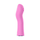 FemmeFunn Hana Thumping Bullet Vibrator Pink side view showcasing its sleek design and soft silicone material