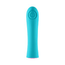 FemmeFunn Hana Thumping Bullet Vibrator Turquoise, compact and innovative design for targeted stimulation.