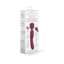 Le Wand Flat Top Fusion G Double End Vibrator packaging showcasing versatile design and features.
