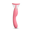 Le Wand Lick Double Ended Massager in pink, designed for oral and internal pleasure.