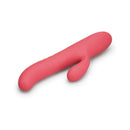 Le Wand Thrust Rabbit Vibrator showcasing its sleek design for dual stimulation and pleasure.