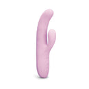 Le Wand Hither Rocking Rabbit Vibrator in soft pink with dual stimulation features and ergonomic design.