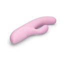 Le Wand Hither Rocking Rabbit Vibrator, luxury dual-stimulation vibrator in soft pink color, designed for pleasure.