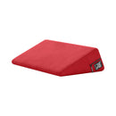 Liberator Wedge Positioning Aid Décor Velvet Red foam pillow for improved intimacy and support.