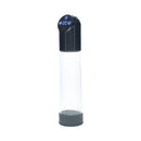 Shots Pumped Automatic Waterproof Penis Pump Gun Metal with digital display and sleek design.