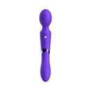 Luv Inc De39 Double-Ended Luv Wand Vibrator Dark Purple featuring a sleek and ergonomic design for pleasure exploration.