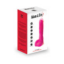 Adam & Eve The Squiggler Dual Density Gyrating Dildo product packaging with vibrant design and details.