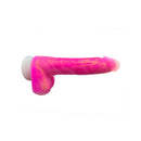 Adam & Eve The Squiggler Dual Density Gyrating Dildo in vibrant pink silicone, designed for ultimate pleasure and sensation.