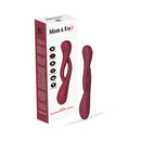 Adam & Eve Infinity Bendable Silicone Vibrator with 10 vibration modes and flexible design for customizable pleasure.