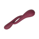 Adam & Eve Infinity Bendable Silicone Vibrator in a twisted design, offering customizable stimulation for pleasure.