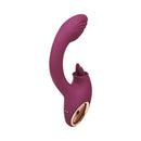 Adam & Eve Rose Gold Clit Tickler Dual Stimulating Vibrator in purple featuring dual motors for enhanced pleasure.