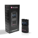Mystim Tension Lover 2 Electrosex Stimulator displayed with its box, featuring digital controls and sleek design.