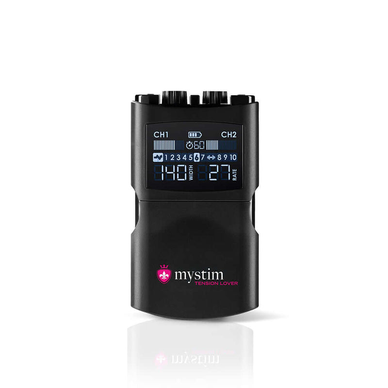 Mystim Tension Lover 2 Electrosex Stimulator with digital display and controls