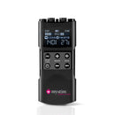 Mystim Tension Lover 2 Electrosex Stimulator control panel showing settings and functions