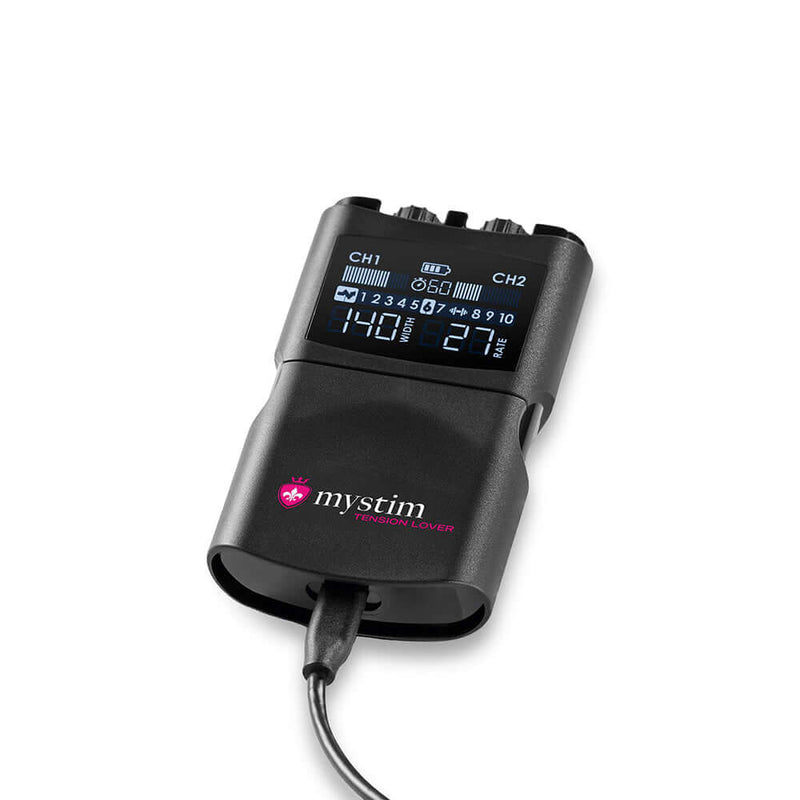 Mystim Tension Lover 2 Electrosex Stimulator with digital display and controls