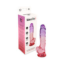 Adam & Eve Sunset Dreams Realistic Dildo 8.5 Inch with striking ombré design and suction cup base.